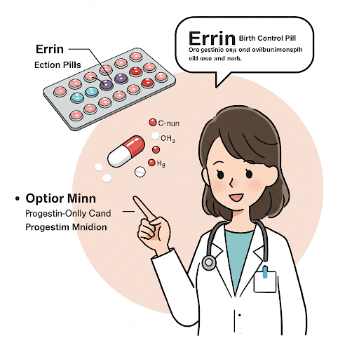 Errin Birth Control Pill – Progestin-Only Mini Pill