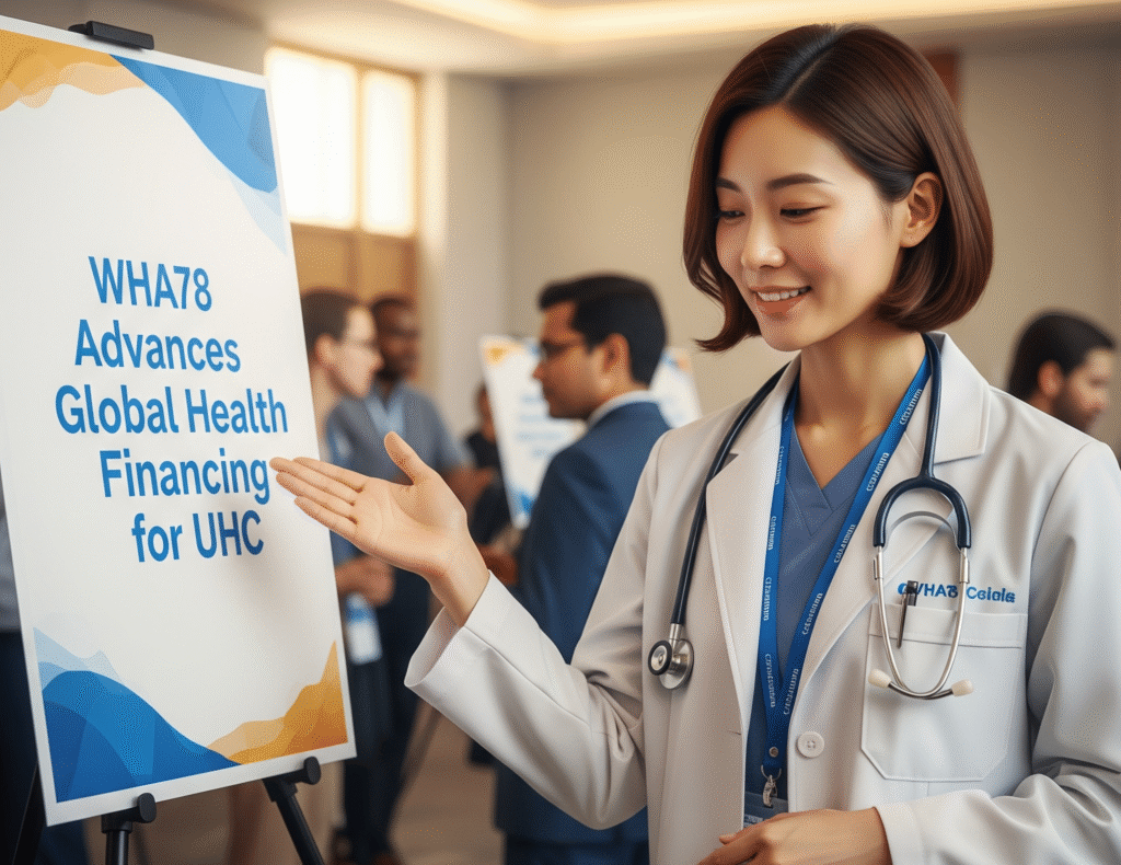 WHA78 Advances Global Health Financing for UHC