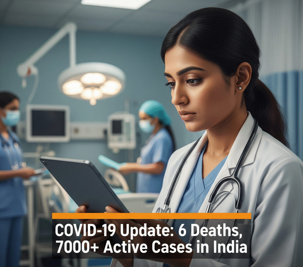 COVID-19 Update 6 Deaths, 7000+ Active Cases in India