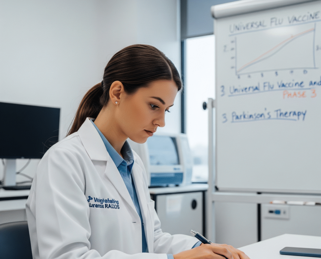 Universal Flu Vaccine & Parkinson's Therapy: Phase 3 Trials